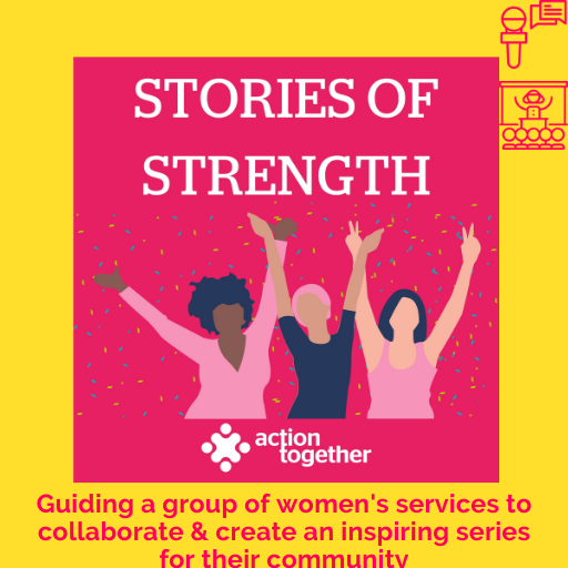 a promo for stories of strength podcast