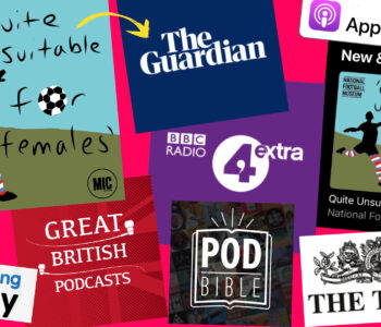 a graphic that shows logos of media platforms like the guardian, the times and bbc