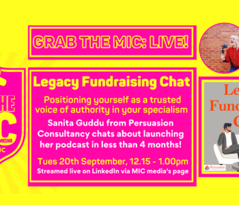 legacy fundraising chat banner