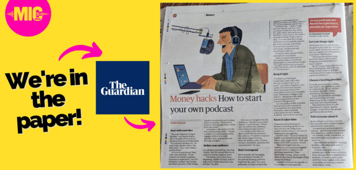 a graphic for the guardian press coverage