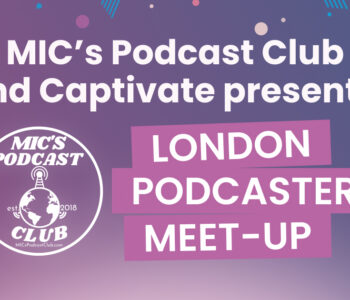 london podcaster meetup graphic
