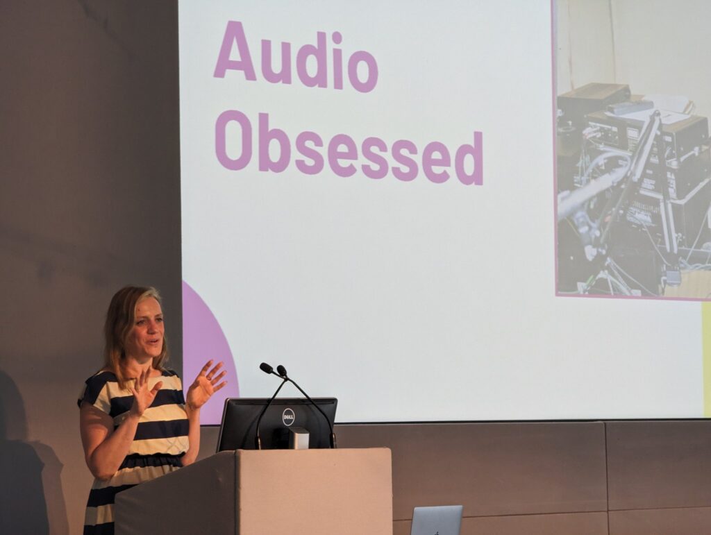 vic speaks at podnews live